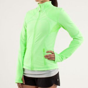 LULULEMON RARE Forme Jacket Electric Green Size 4